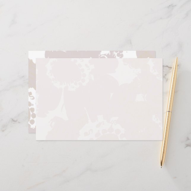  Lavender Colour Floral Note (Front/Back In Situ)