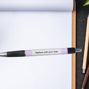 Lavender corporate business logo pen