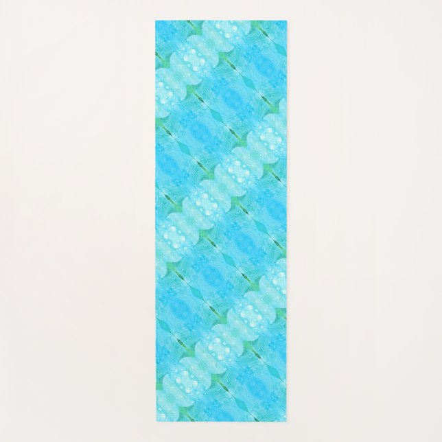 Lavender Crocus x GL 3 Ikat  Yoga Mat (Front)