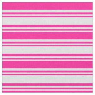 Lavender & Deep Pink Lined Pattern Fabric
