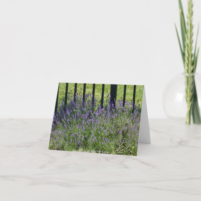 Lavender Delight Thank You Card (Front)