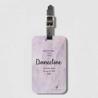 Lavender Delite Danceline Band Trip Luggage Tag