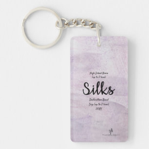 Lavender Delite Silks Band Trip Pers. Keychain