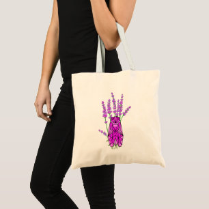 Lavender design and cicada in Provence for Mrs.  Tote Bag