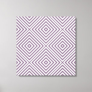 Lavender Diamond Chevron @ Emporiomoffa Canvas Print