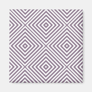 Lavender Diamond Chevron Magnet