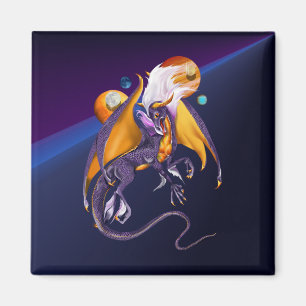 Lavender Dragon Magnet