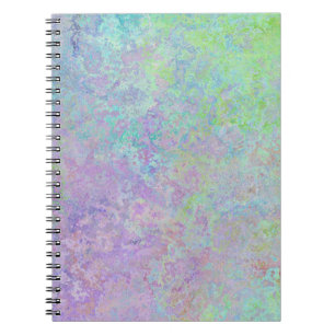 Lavender Dream Neon Pastel Alcohol Ink Abstract Notebook