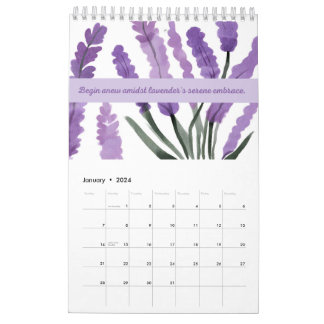 Lavender Dreams 2024 Calendrier 🌿 💜