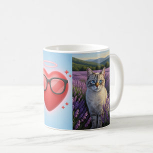 Lavender Dreams: A Gaze of Serenity Coffee Mug