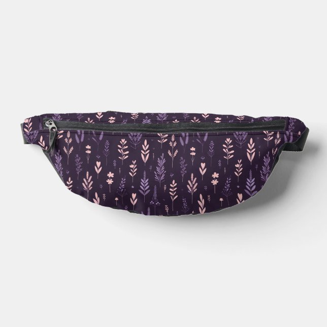 Lavender Dreams Pattern Fanny Pack (Lay Down)