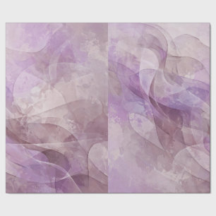  Lavender Dreamy Swirl Lilac Mauve Lavender Wrapping Paper