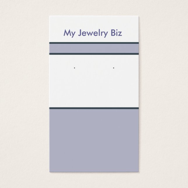 Lavender Earring Cards (Front)