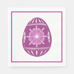 Lavender Easter Egg Classic Chic Napkin