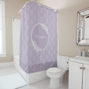 Lavender Elegant Damask Personalized