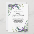 Lavender Eucalyptus Purple Greenery Bridal Shower