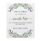 Lavender eucalyptus wedding budget save the date