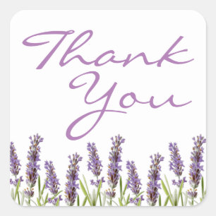 Lavender Favour Stickers