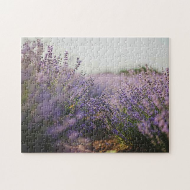 Lavender Field building Jigsaw Puzzle (Horizontal)