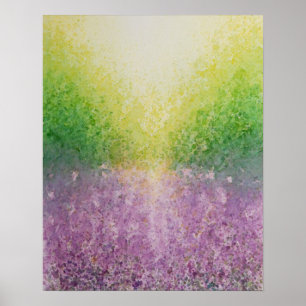 Lavender field poster
