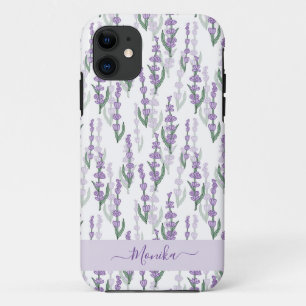 Lavender field provence purple flower iPhone 11 case