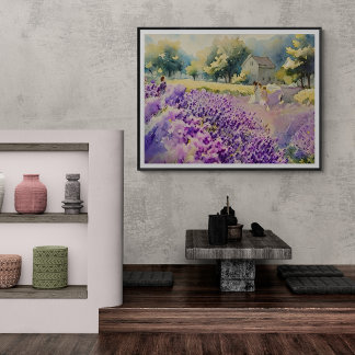 Lavender Field Serenity Photo Print