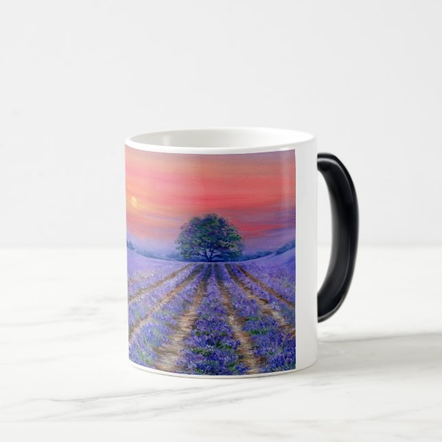 Lavender Fields at Sunset Magic Mug (Front Right)