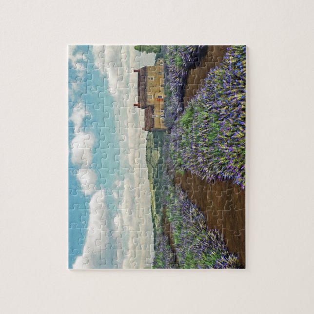 Lavender Fields Jigsaw Puzzle (Vertical)