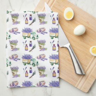 Lavender Fields of Provence Kitchen Towel