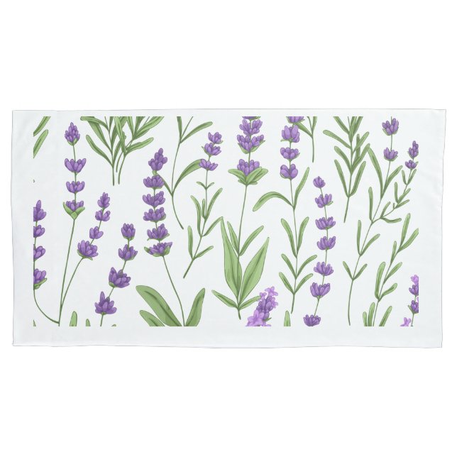 LAVENDER FIELDS PILLOW CASE (Front)