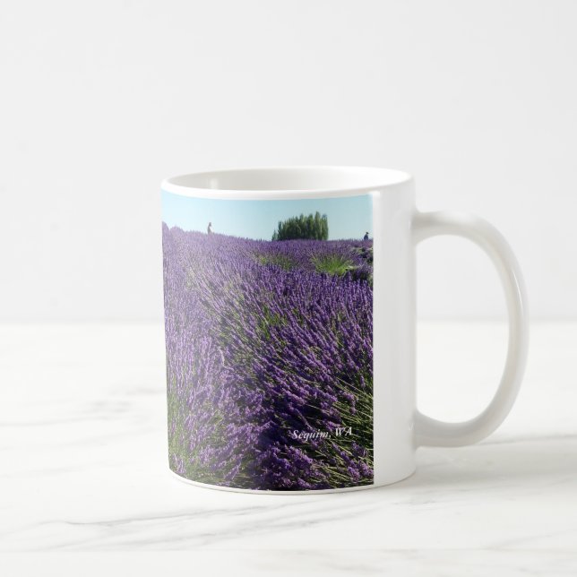 Lavender fields Sequim, WA mug (Right)