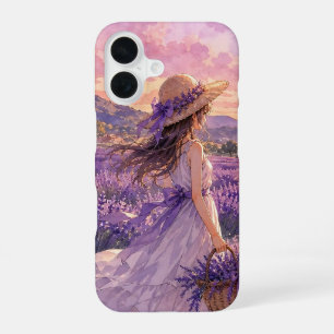  Lavender Fields Sunset Phone Case