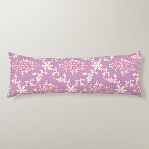 Lavender Floral Body Pillow   Elegant Comfort