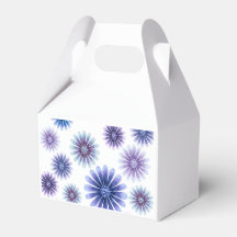 Lavender Floral Favour Box