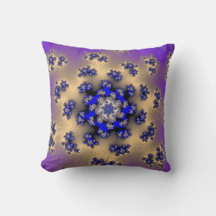 Lavender Floral Sprinkles Throw Pillow