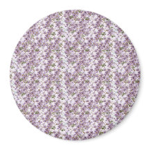 Lavender Floral Watercolor Magnet
