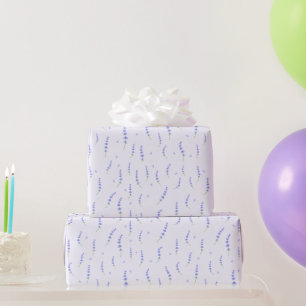 Lavender Floral  Wrapping Paper