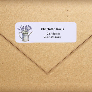Lavender floraux arrosage peut retourner l'adresse