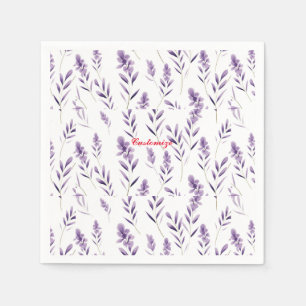 Lavender Flower Buds  Thunder_Cove  Napkin