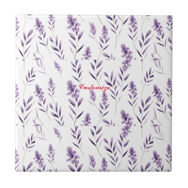 Lavender Flower Buds  Thunder_Cove  Tile (Front)