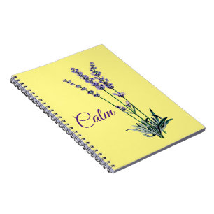 Lavender Flower Calm Mug Notebook