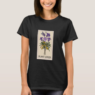 Lavender Flower Plant Lover Cute Tarot Card T-Shirt
