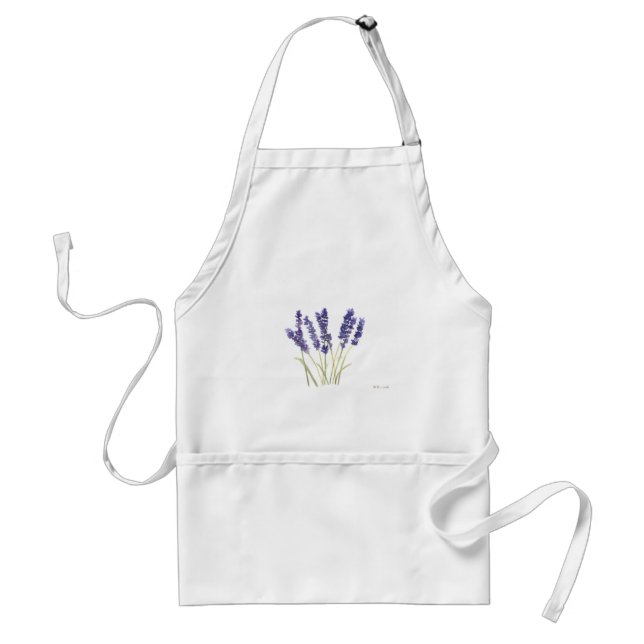Lavender flowers french lavender standard apron (Front)