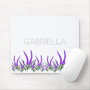 Lavender flowers mouse pad