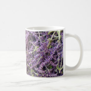 Lavender flowers pattern coffee mug