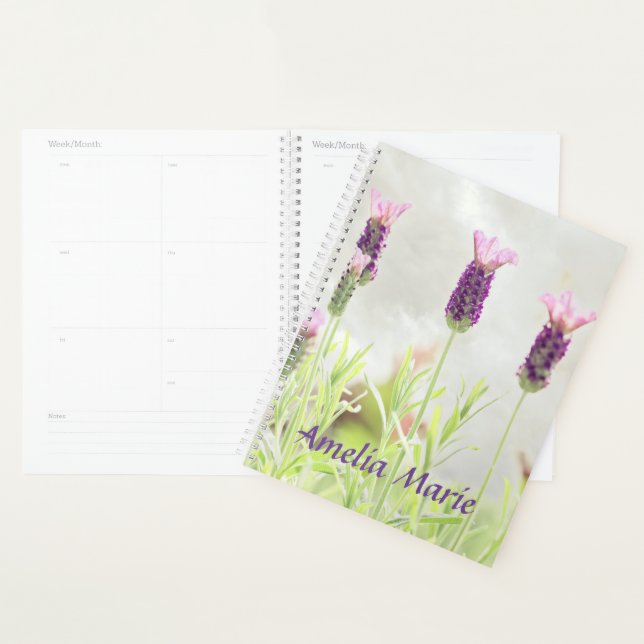Lavender Flowers Planner (Display)