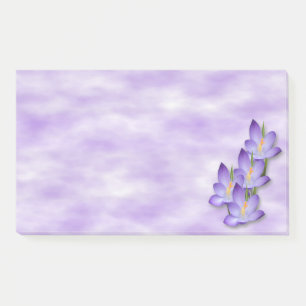 Lavender Flowers Post-it Notes