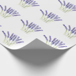 Lavender flowers Violet Herbs Watercolor Elegant Wrapping Paper<br><div class="desc">Lavender flowers,  Herbs watercolor. Purple,  lilac,  violet flowers pattern. Perfect for her,  mom,  weddings,  baby shower,  bridal shower.</div>