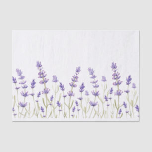 Lavender Flowers Wrapping  Tissue Paper