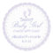 Lavender Footprints- Baby Shower